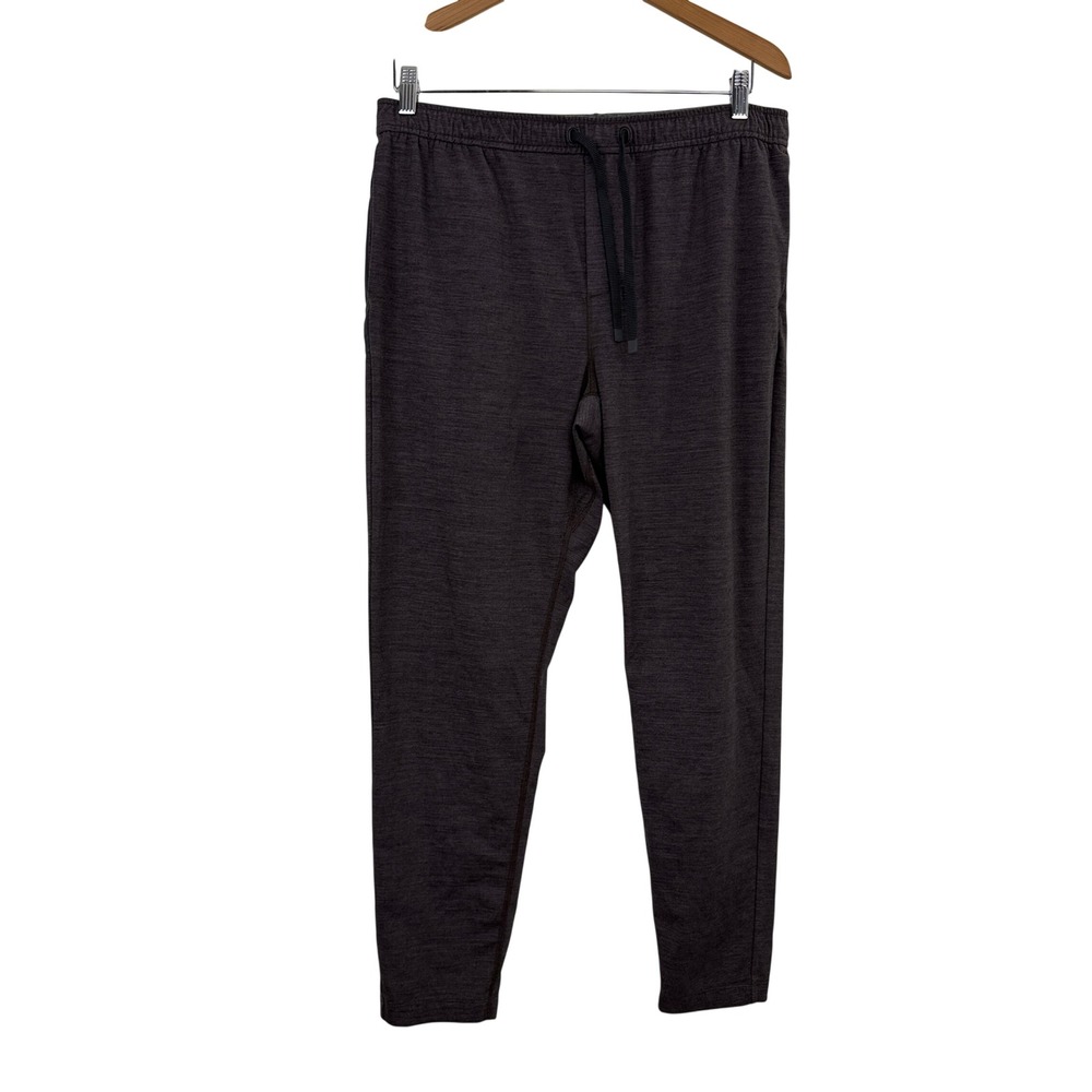 Wellen Pants Mens Medium Charcoal Grey Sea Legs Jogger Recycled Polyester Blend